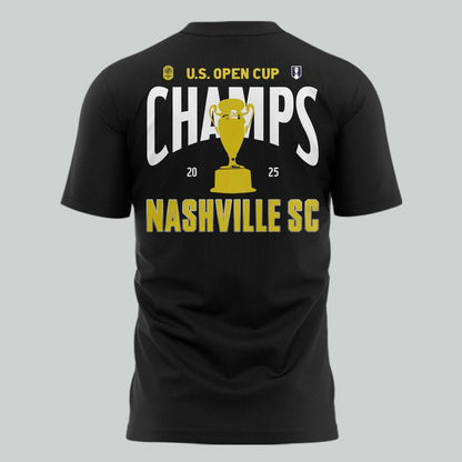 Special 2025 U.S. OPEN CUP CHAMPIONS Nashville SC T-Shirt