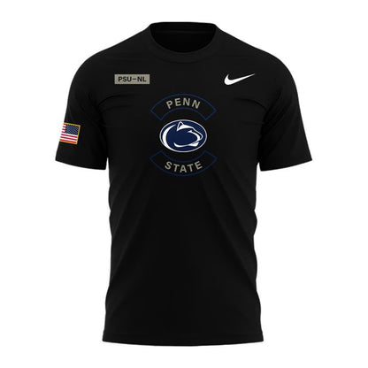 Special 2025 Military Appreciation Penn State Nittany Lions Black T-Shirt