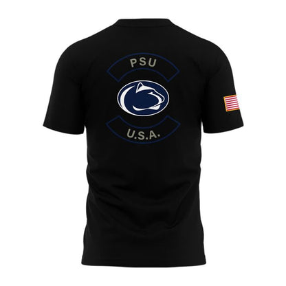 Special 2025 Military Appreciation Penn State Nittany Lions Black T-Shirt