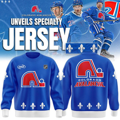 Colorado Avalanche Unveils Specialty Sweatshirt 2025