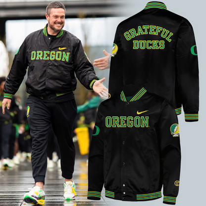 01.Oregon Football Limited Edition Bomber Jacket 2025