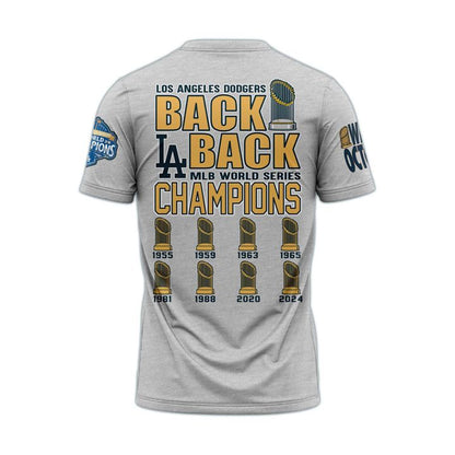 Men's Los Angeles Dodgers World Series Champions T-Shirt