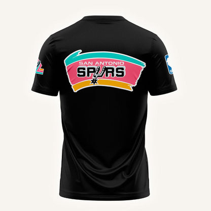 San Antonio Spurs Back To Black City Edition T-Shirt