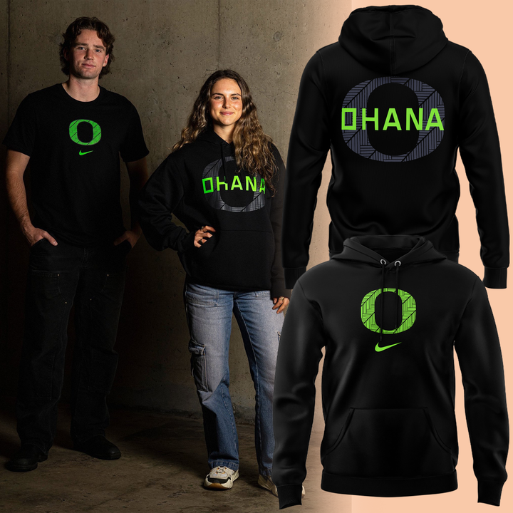 01.Oregon Ducks "Ohana" Limited Edition 2025 Hoodie