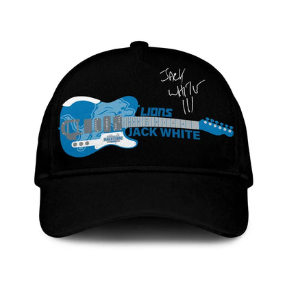 2. Detroit Lions x Jack White Thanksgiving Halftime Show Black Hoodie - Signature