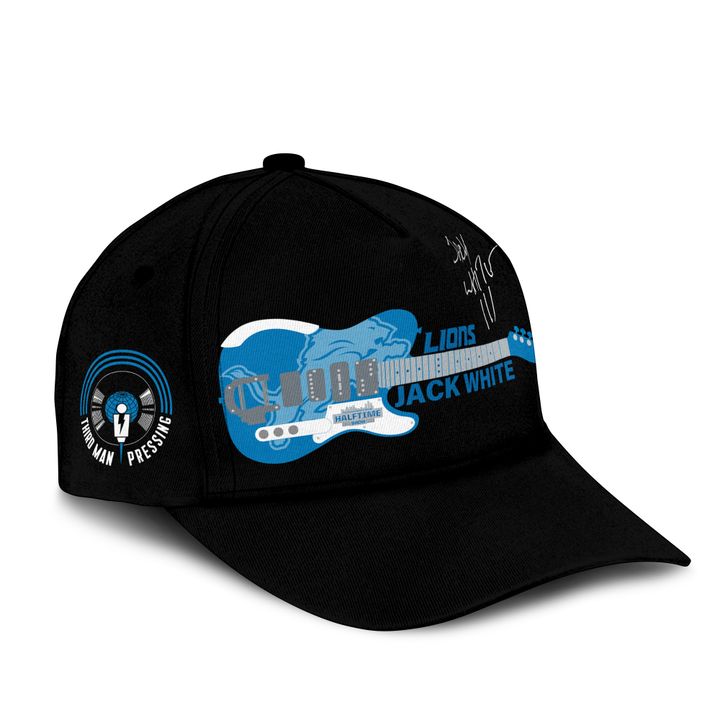 2. Detroit Lions x Jack White Thanksgiving Halftime Show Black Hoodie - Signature