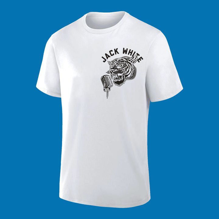 Detroit Lions x Jack White Thanksgiving Halftime Show White Tee