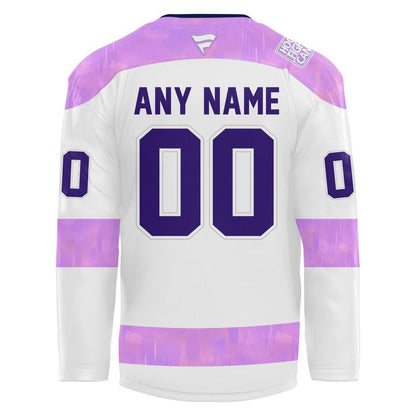 Colorado Avalanche ''Cancer Night '' Hockey Jersey 2025