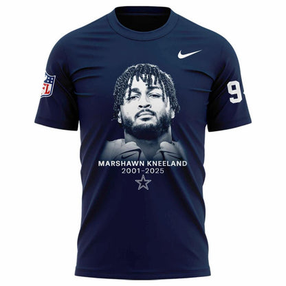 Dallas Cowboys 2025 Marshawn Kneeland Thank You Memories 2025 Combo TShirt
