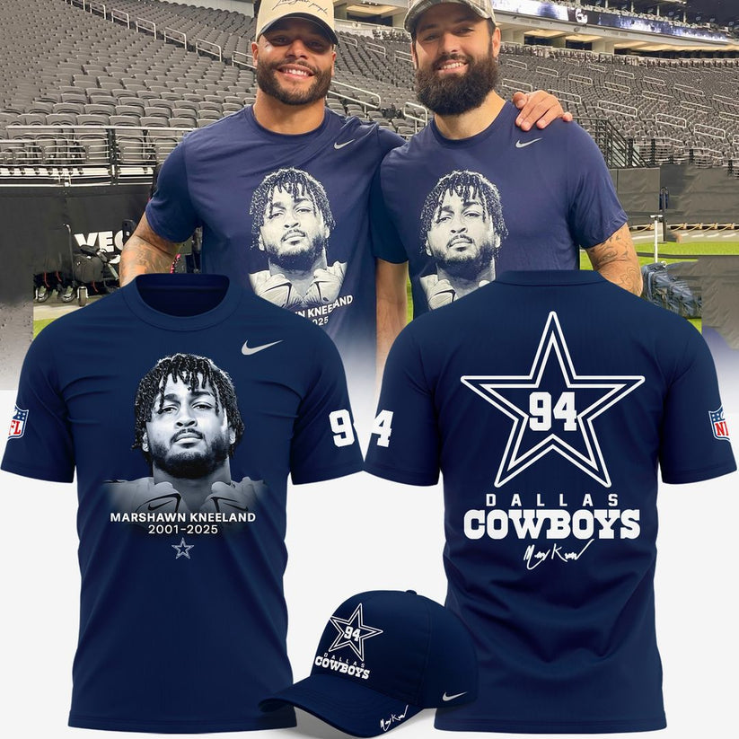 Dallas Cowboys 2025 Marshawn Kneeland Thank You Memories 2025 Combo TShirt
