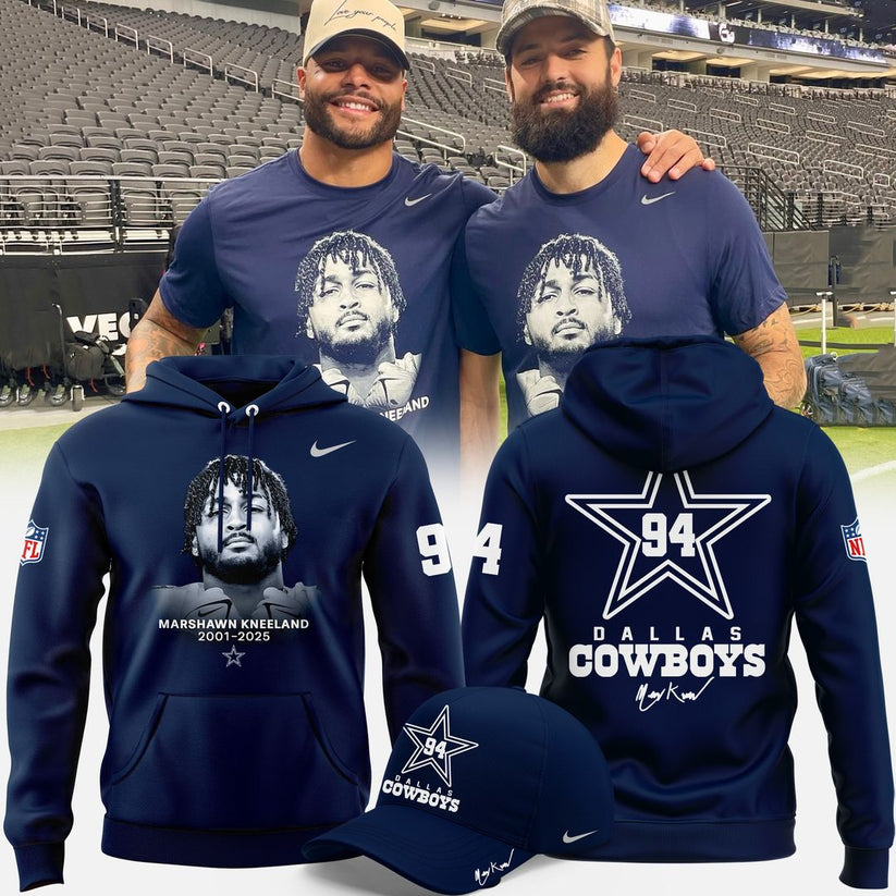 Dallas Cowboys 2025 Marshawn Kneeland Thank You Memories 2025 Combo Hoodie