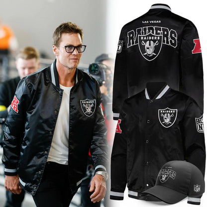 Tom Brady x Las Vegas Raiders Bomber Jacket