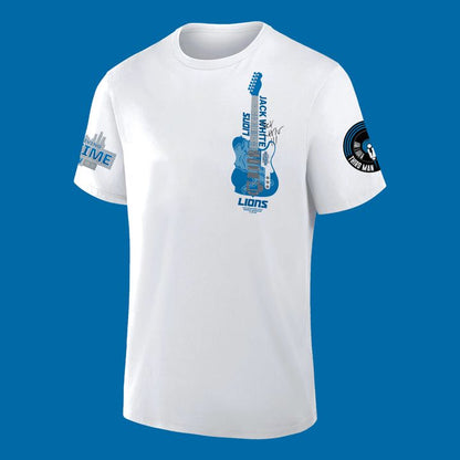1. Detroit Lions x Jack White Thanksgiving Halftime Show White Tee
