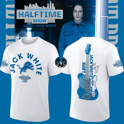 2. Detroit Lions x Jack White Thanksgiving Halftime Show White Tee