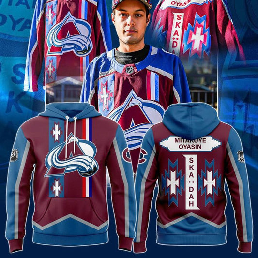 Colorado Avalanche ''Native American Heritage Month '' Hoodie 2025