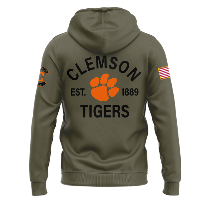 Clemson Football x Military Appreciation 2025 Hoodie