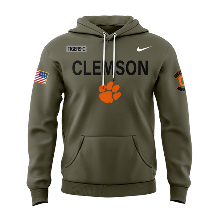 Clemson Football x Military Appreciation 2025 Hoodie