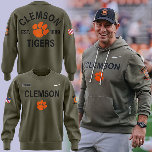 Clemson Football x Military Appreciation 2025 SWEATSHIRT