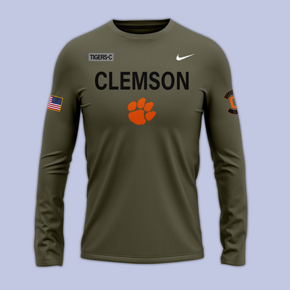 Clemson Football x Military Appreciation 2025 Long Tee