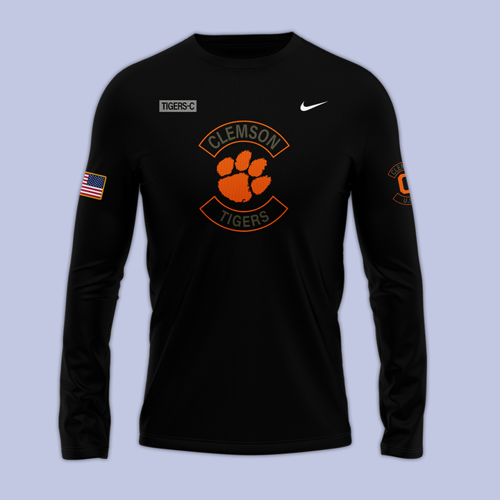 01.Clemson Football x Nike Military Appreciation 2025 Long Tee