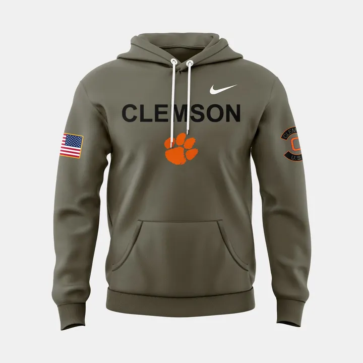 07.Clemson Football x  Military Appreciation Hoodie