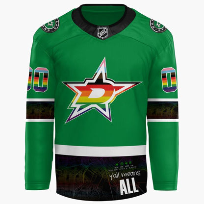 Limited editions - Dallas Stars 2025 Pride hockey jersey