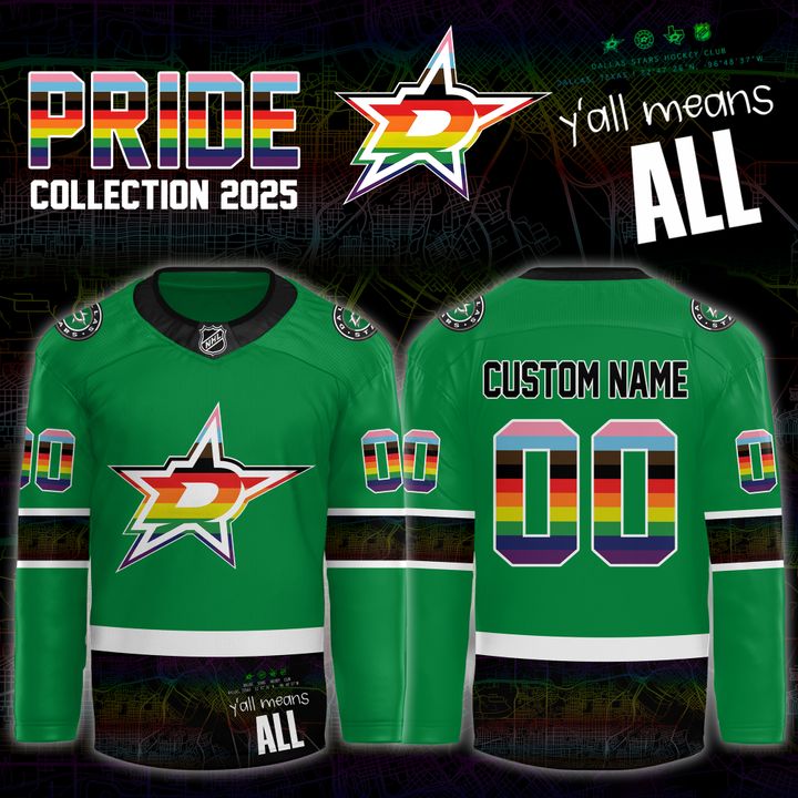 Limited editions - Dallas Stars 2025 Pride hockey jersey