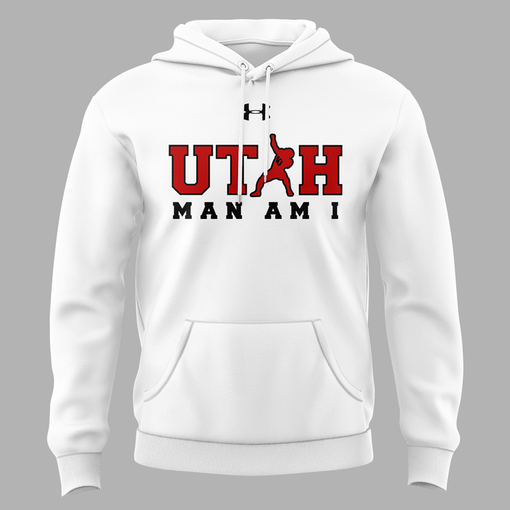 Utah Football Coach Kyle Whittingham "UTAH MAN AM I" Limited Edition Hoodie 2025
