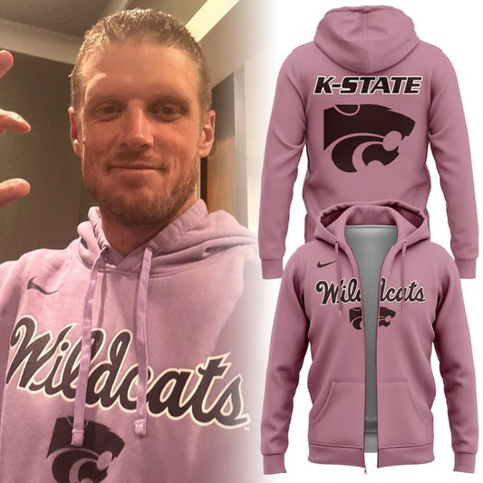 Limited edition Zip Hoodie Coach Collin Klein for fans K-State Football