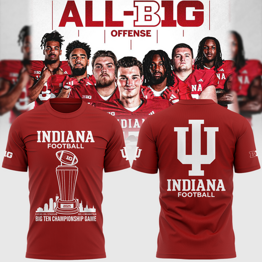 India Football 2025 Big Ten Champs Tshirt