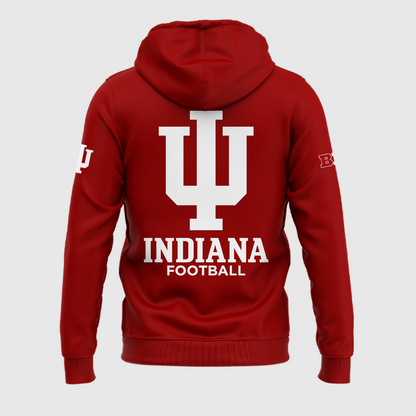 Indiana Hoosiers Football Big Ten Championship Combo Hoodie