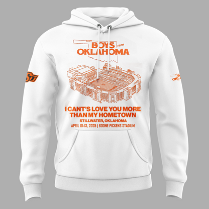 Limited edition Hoodie white OSU Cowboy Football for fans