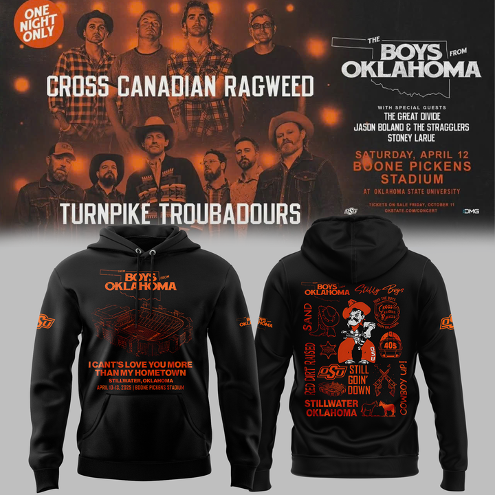Limited edition Hoodie black OSU Cowboy Football for fans
