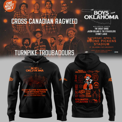 Limited edition Hoodie black OSU Cowboy Football for fans