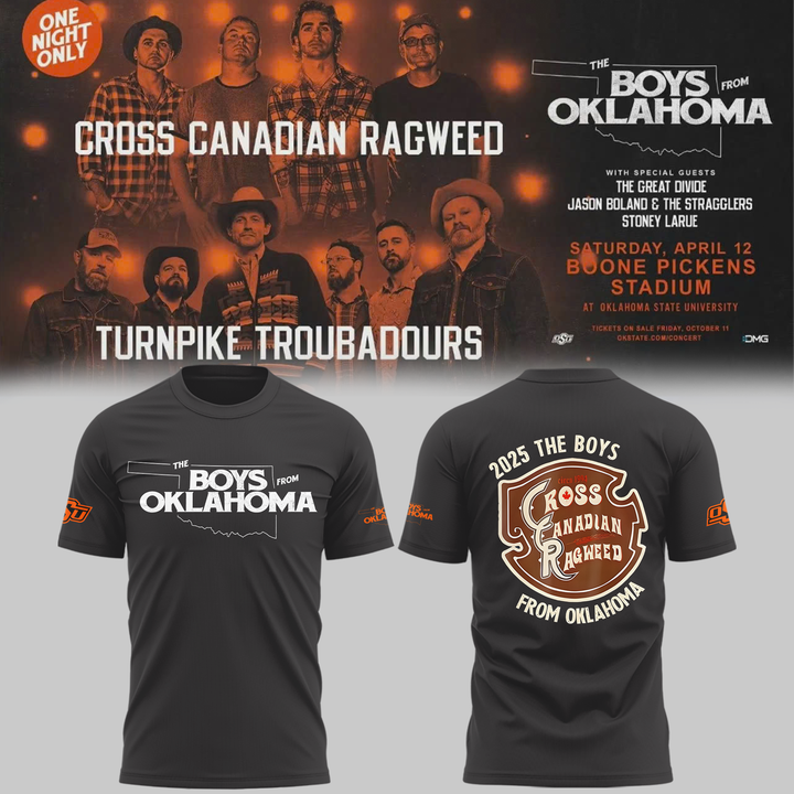 Limited edition t-shirt OSU Cowboy Football for fans