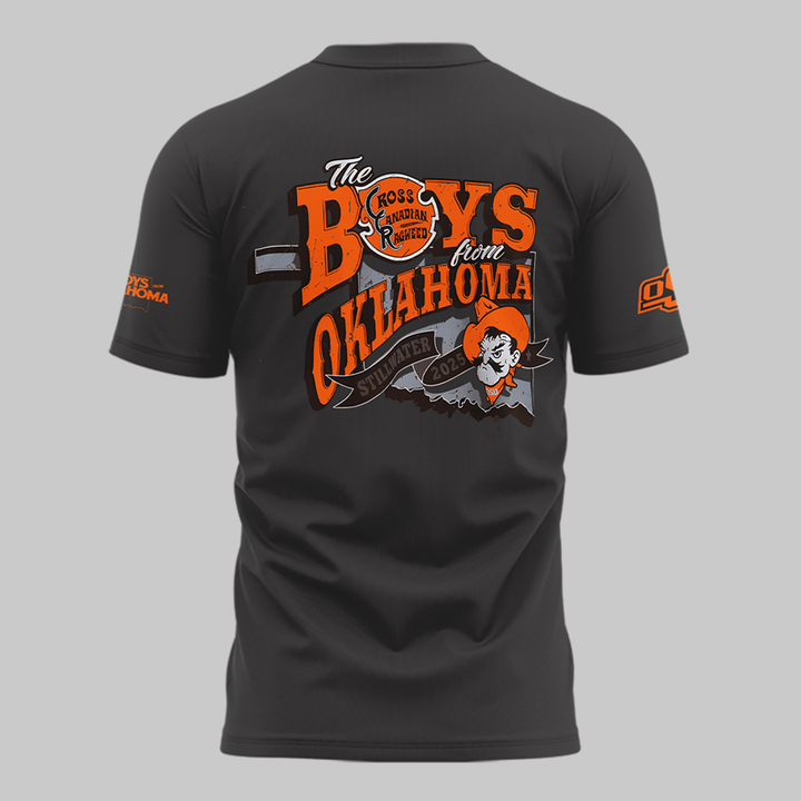 Limited edition t-shirt OSU Cowboy Football for fans.