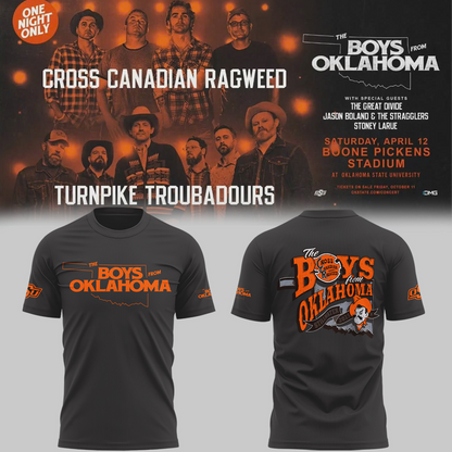 Limited edition t-shirt OSU Cowboy Football for fans.