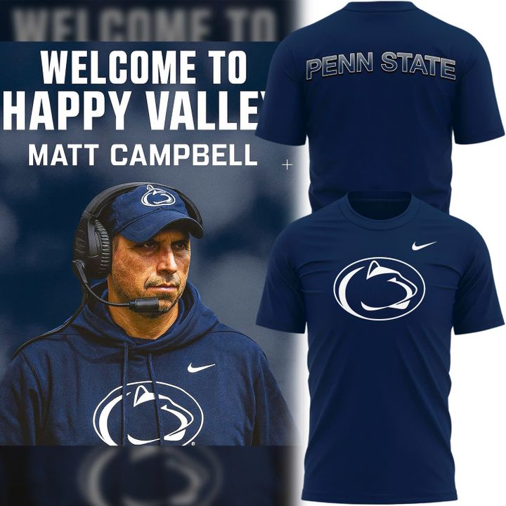 Special 2025 Coach Matt Campbell Penn State Nittany Lions T-Shirt