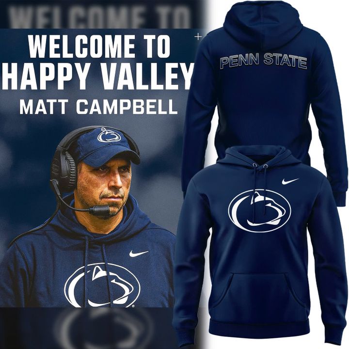 Special 2025 Coach Matt Campbell Penn State Nittany Lions Hoodie