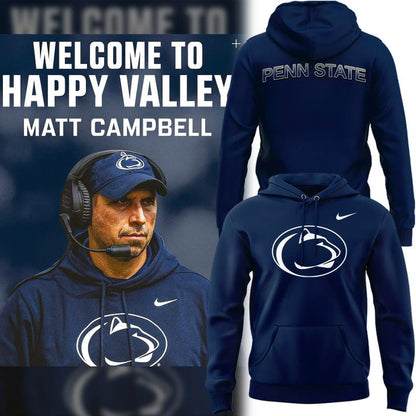 Special 2025 Coach Matt Campbell Penn State Nittany Lions Hoodie