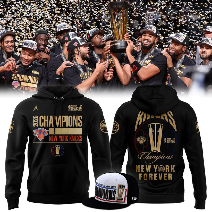 New York Knicks 2025 Cup Champions Combo Hoodie