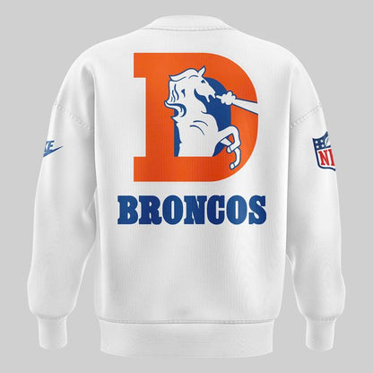 Denver Broncos White Out 2025 Limited Edition Sweatshirt