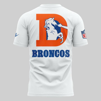 Denver Broncos White Out 2025 Limited Edition T-Shirt