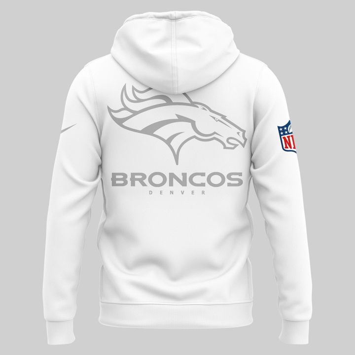 Denver Broncos White Out 2025 Limited Hoodie