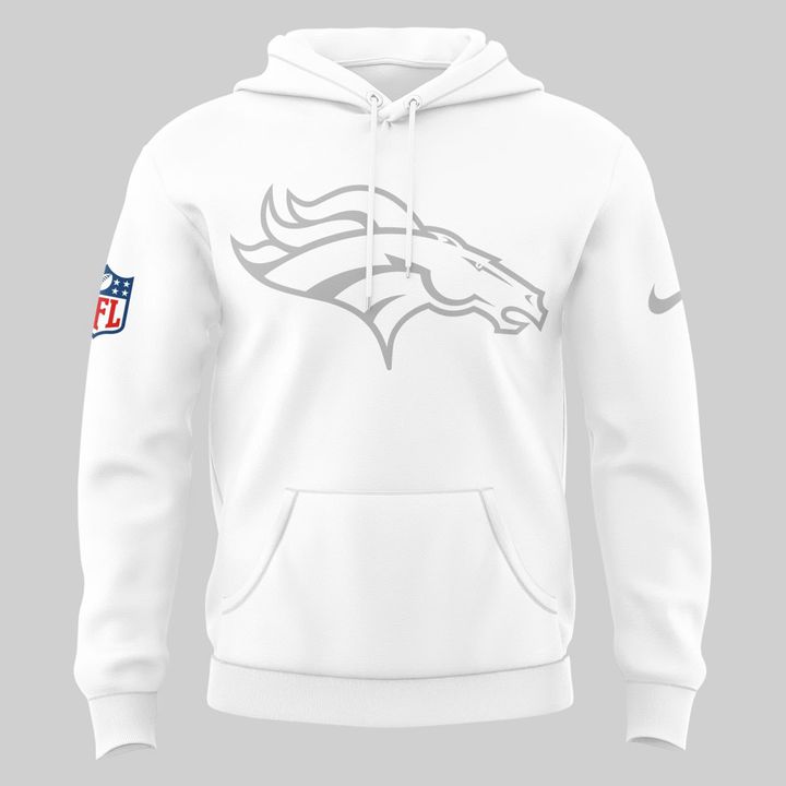 Denver Broncos White Out 2025 Limited Hoodie