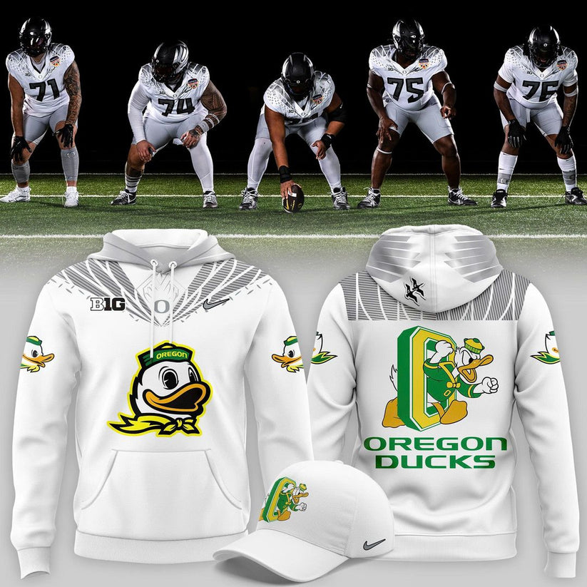 Oregon Football Quarterfinals Uniform Combo Hoodie 2025