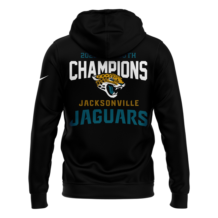 Official Jacksonville Jaguars 2025 AFC South Division Champions "Been There Won That" Hoodie - Black (Updated Version)