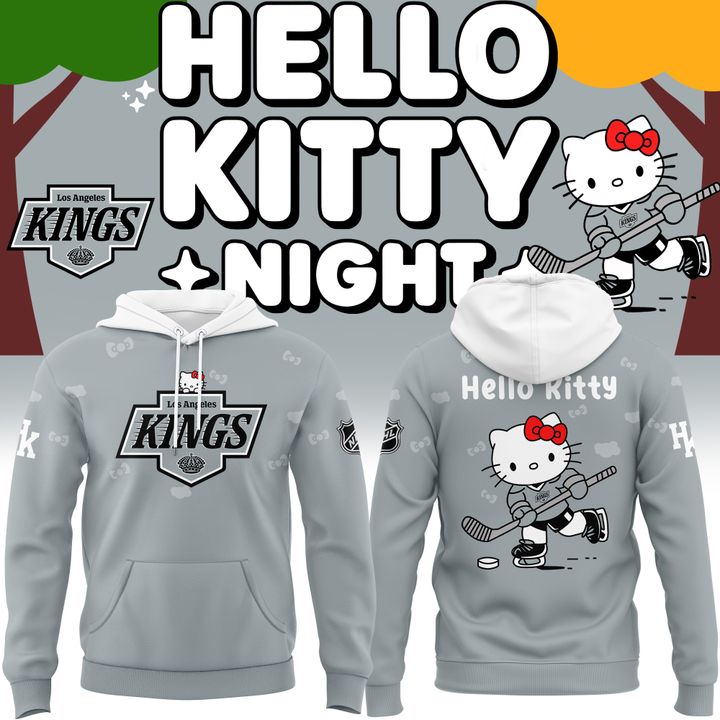 1. Limited Edition Los Angeles Kings x Hello Kitty Special Hoodie