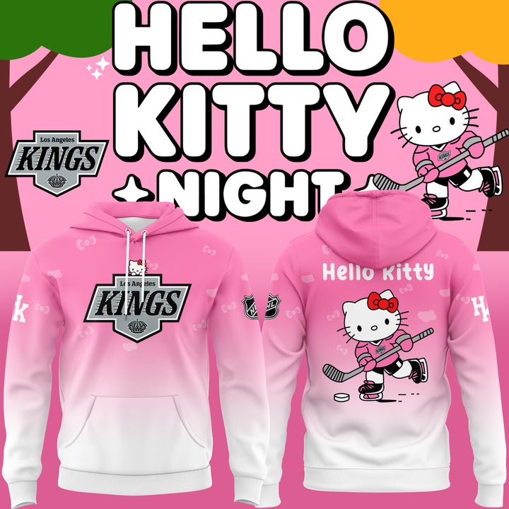 2. Limited Edition Los Angeles Kings x Hello Kitty Special Hoodie