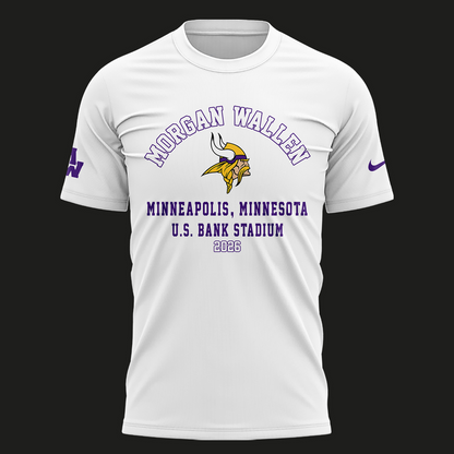 Minnesota Vikings 2026 Exclusive Morgan Wallen T-Shirt